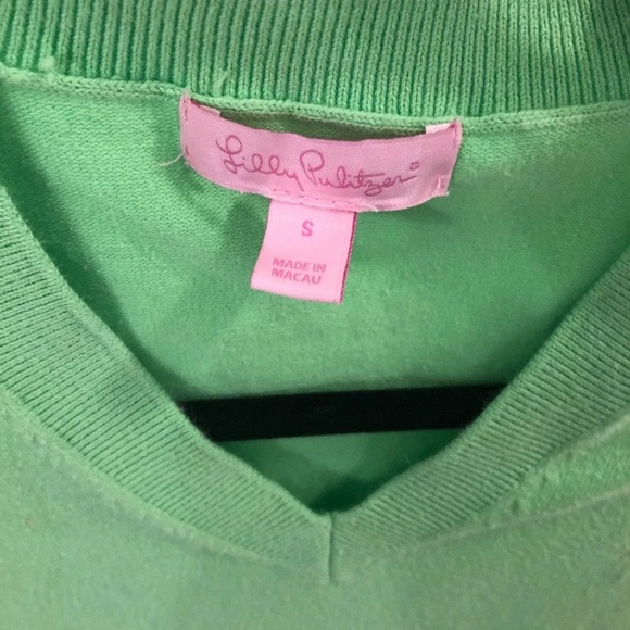 Lilly pulitzer womens small sweater women’s green - Picture 5 of 6